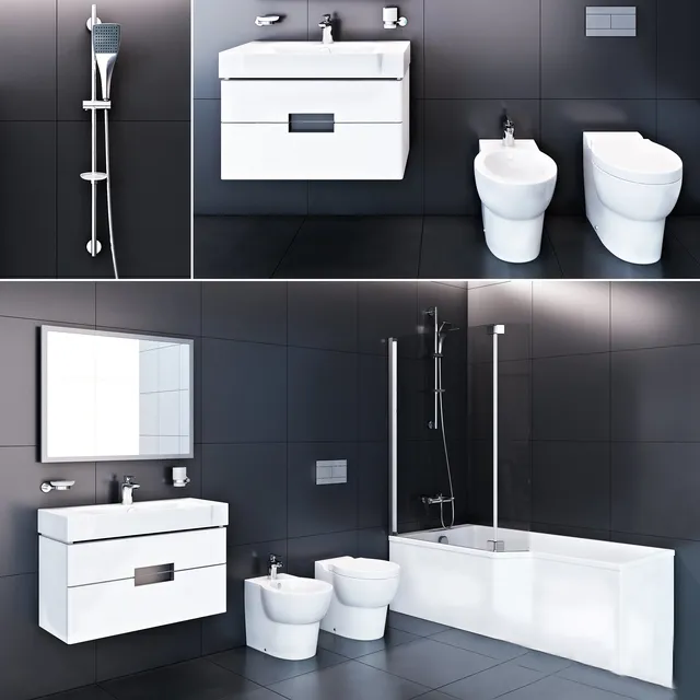 bathroom – Jacob Delafon bathroom set 3D Model