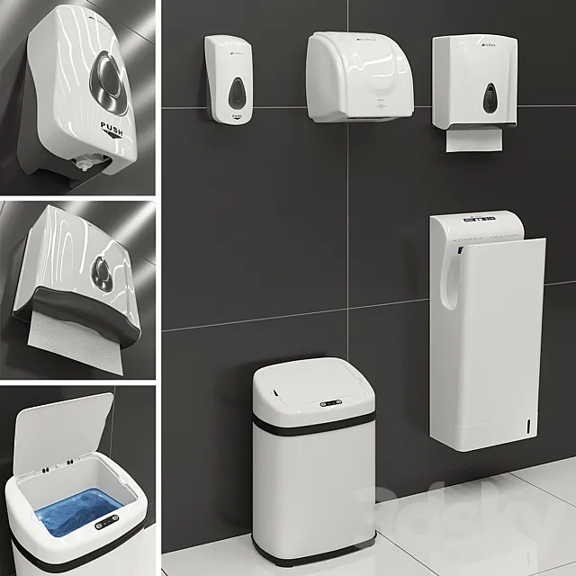 Bathroom Kit: Ksitex 3DModel
