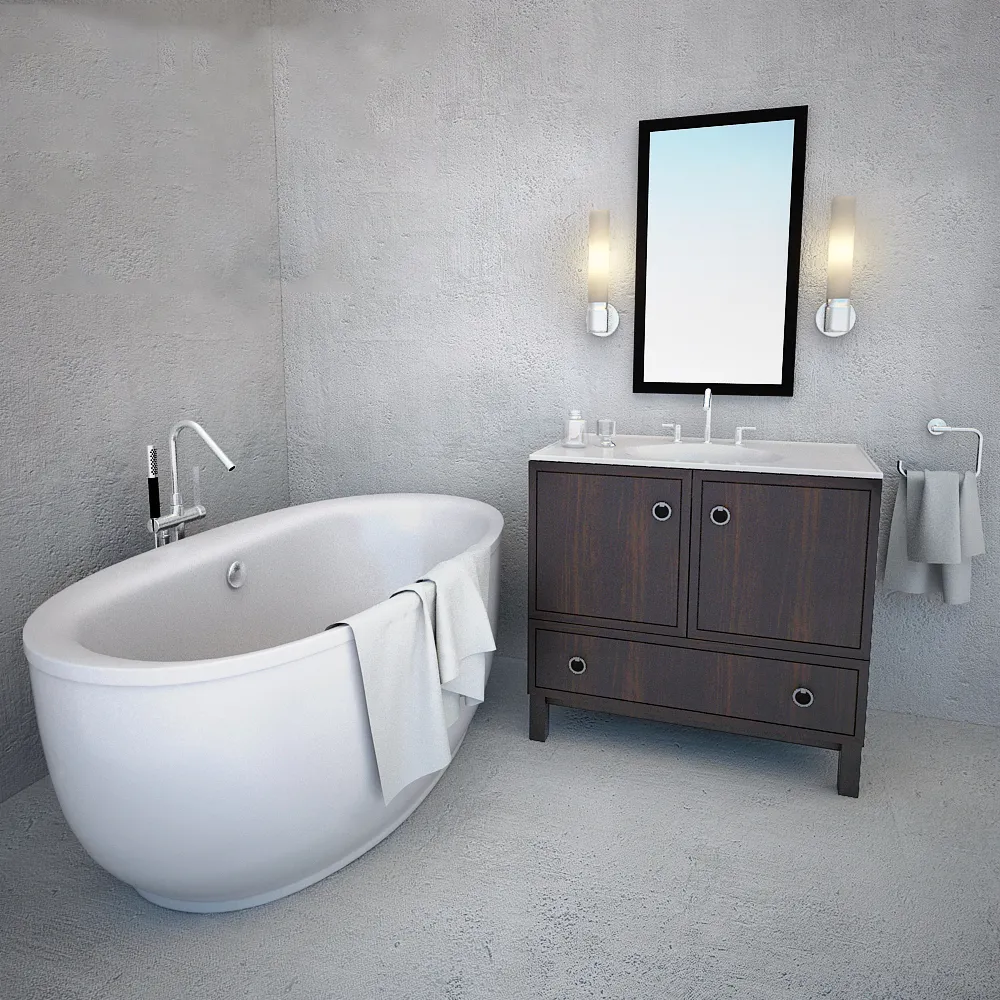 bathroom – Kohler bathroom furniture 08 3D Model bathroom – Kohler bathroom furniture 08 3D Model