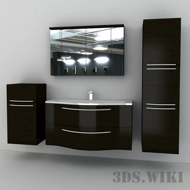 bathroom – Kolpa-San Nayra 120 bathroom furniture 3D Model bathroom – Kolpa-San Nayra 120 bathroom furniture 3D Model