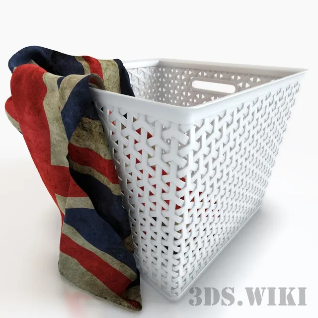 bathroom – Laundry basket 3D Model
