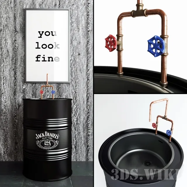 bathroom – Loft Sink 3D Model bathroom – Loft Sink 3D Model