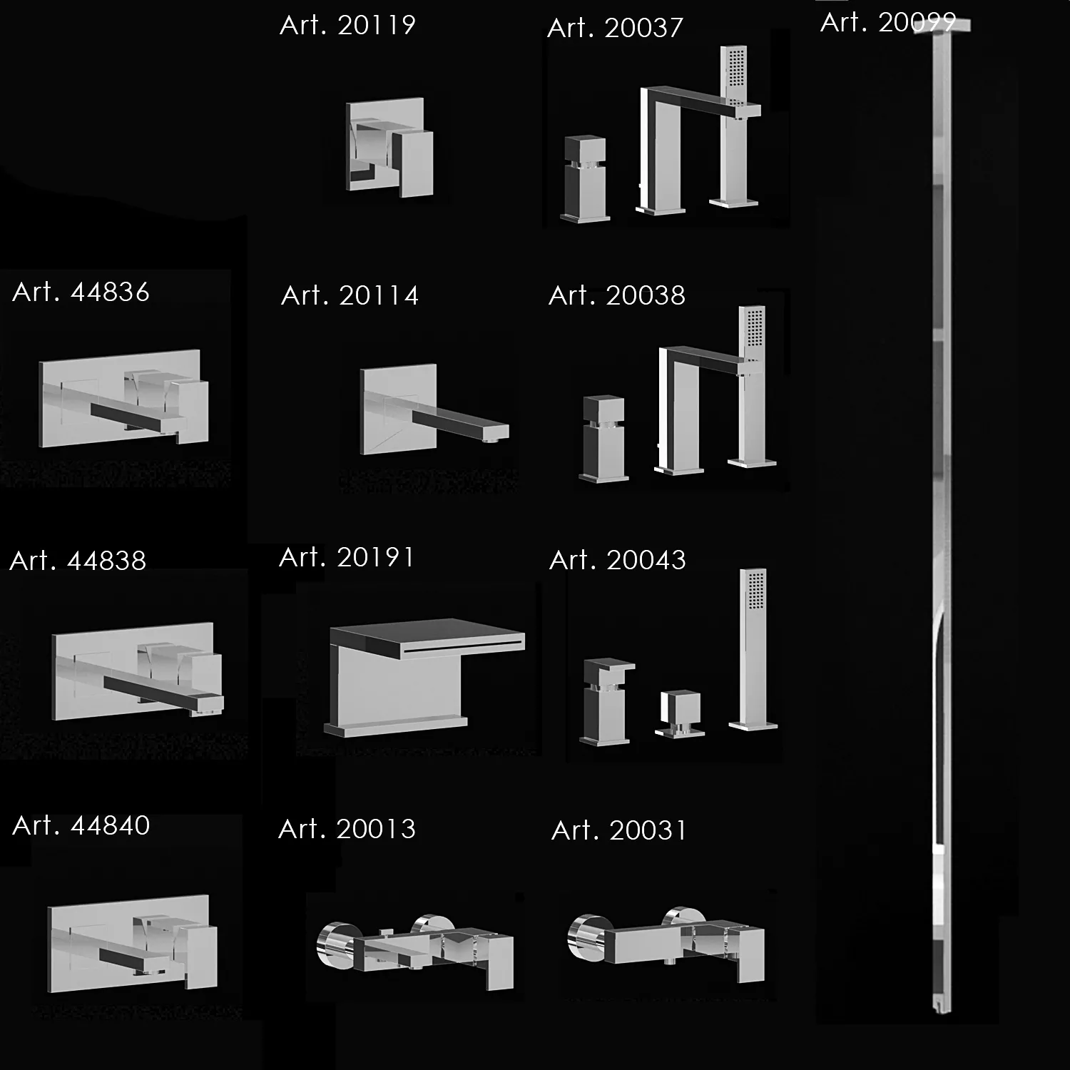 bathroom – Mixers Gessi Rettangolo 1 3D Model