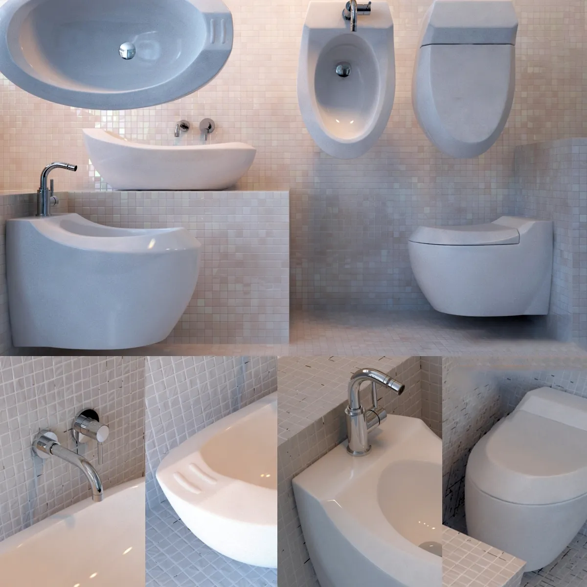 bathroom – Morphosis washbasin 3D Model bathroom – Morphosis washbasin 3D Model