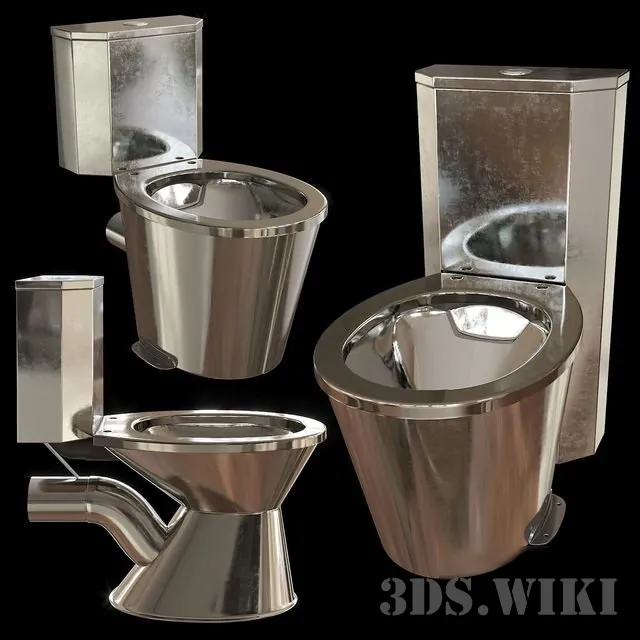 bathroom – Nersant Anti-Vandal plumbing Set 3D Model