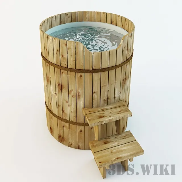 bathroom – Old font 3D Model bathroom – Old font 3D Model