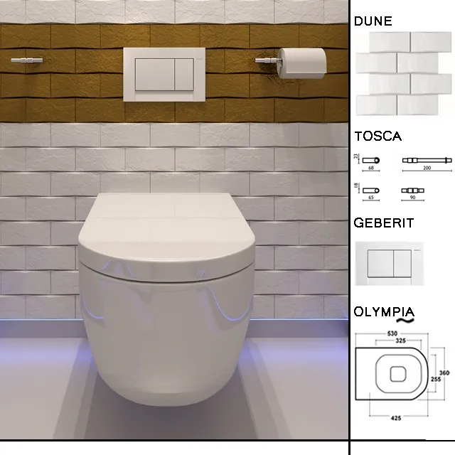 bathroom – Olympia  Geberit  Dune  Tosca 3D Model
