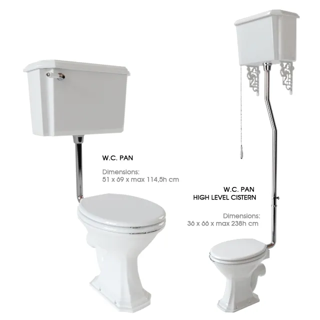 bathroom – Oxford toilet bowl 3D Model