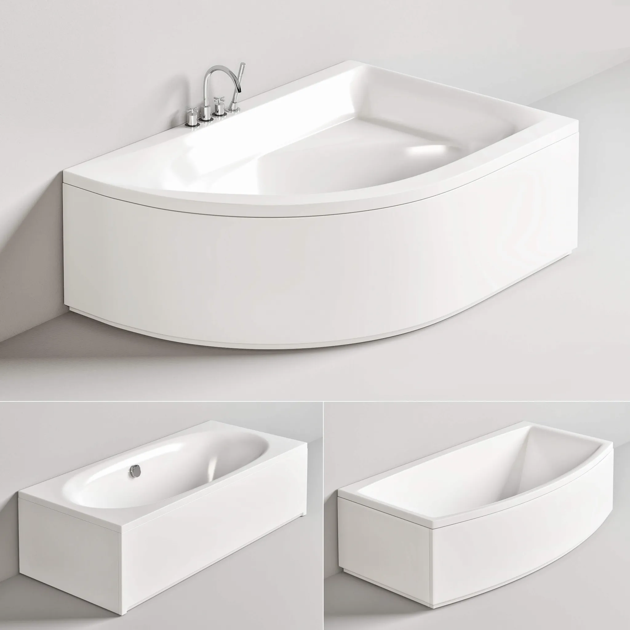 bathroom – Radaway baths + Steinberg bath  shower mixer 3D Model