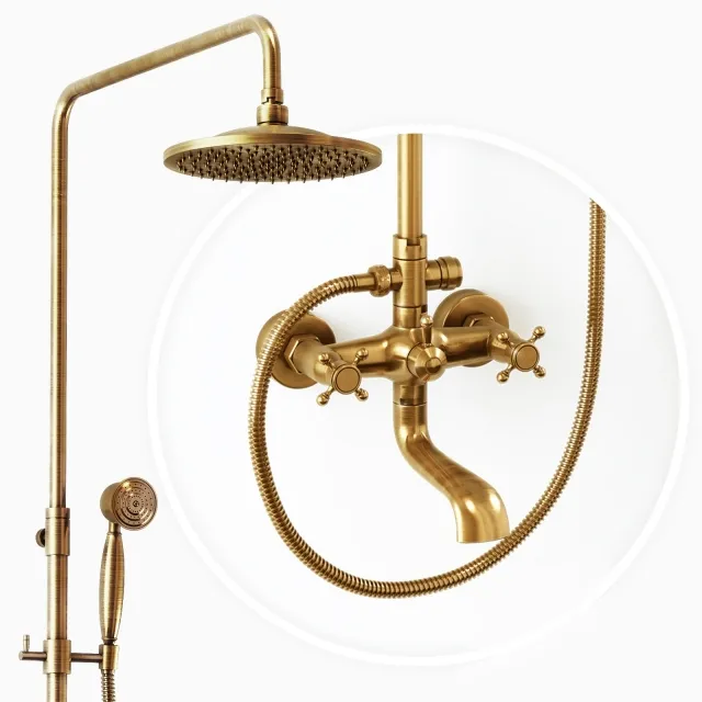 bathroom – Retro Shower Yanksmart 3D Model