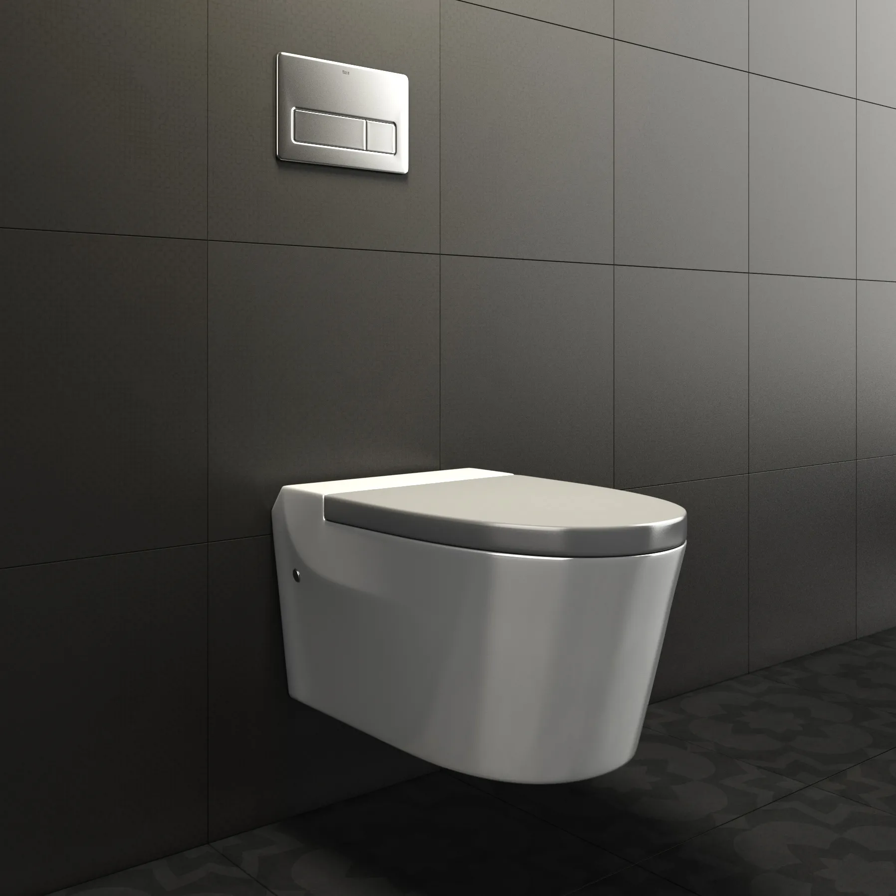 bathroom – Roca Khroma toilet 3 3D Model