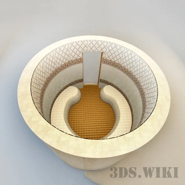 bathroom – Round hamam 3D Model bathroom – Round hamam 3D Model