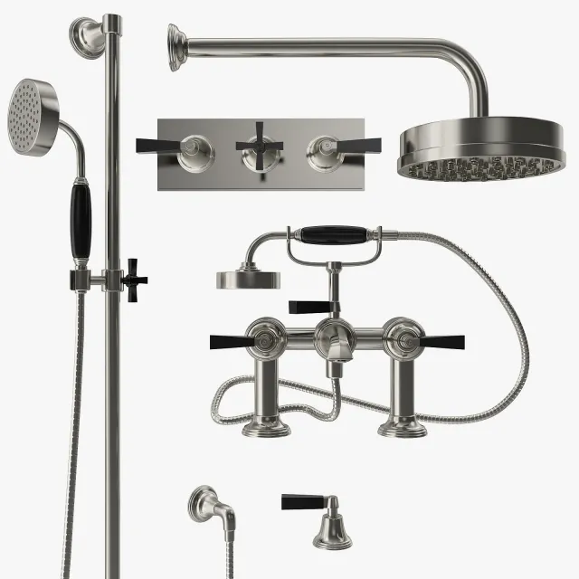 bathroom – Samuel Heath – Style modern mixer filler and shower 3D Model