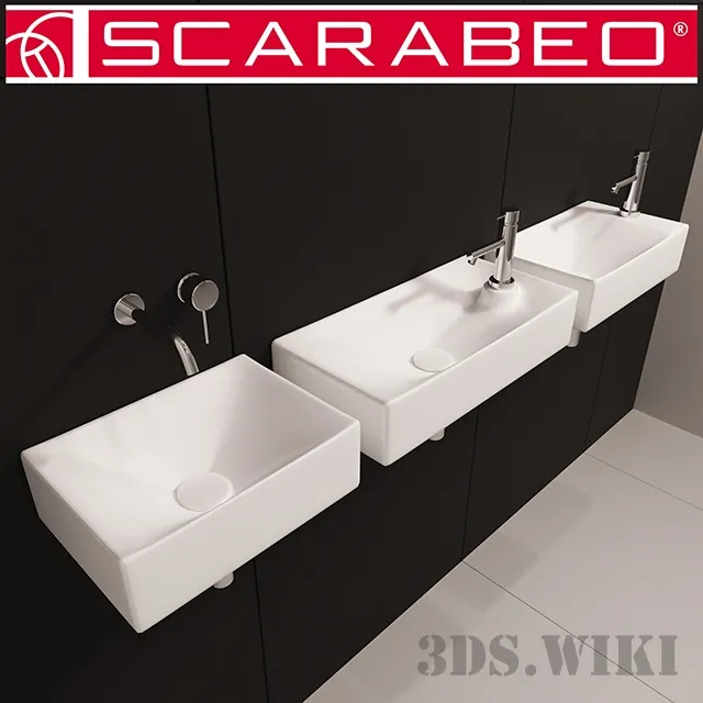 bathroom – Scarabeo Ceramiche washbasins 3D Model bathroom – Scarabeo Ceramiche washbasins 3D Model