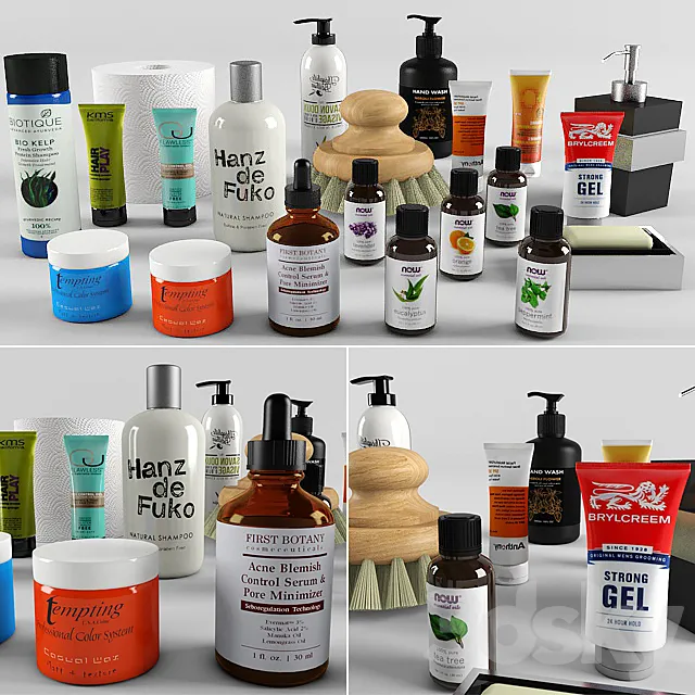 bathroom set 01 3D Model