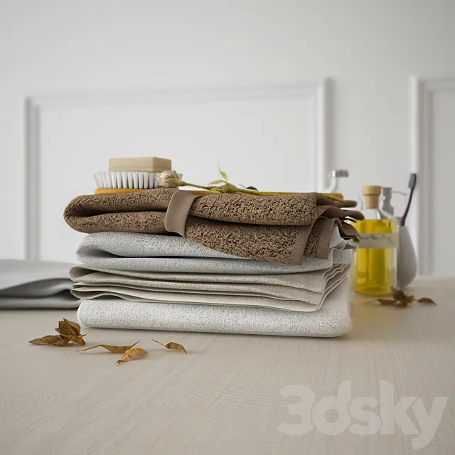 Bathroom Set 02 3DModel Bathroom Set 02 3DModel