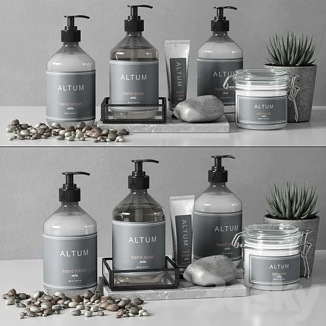 bathroom set 05 3DModel