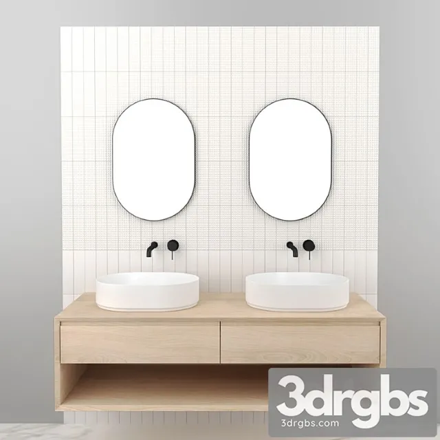 Bathroom Set 05 6 3D Model Download