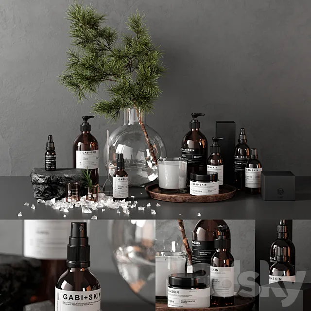 bathroom set 07 3DModel bathroom set 07 3DModel