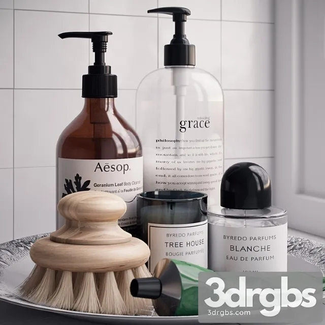 Bathroom Set 1 (2) 3D Model Download