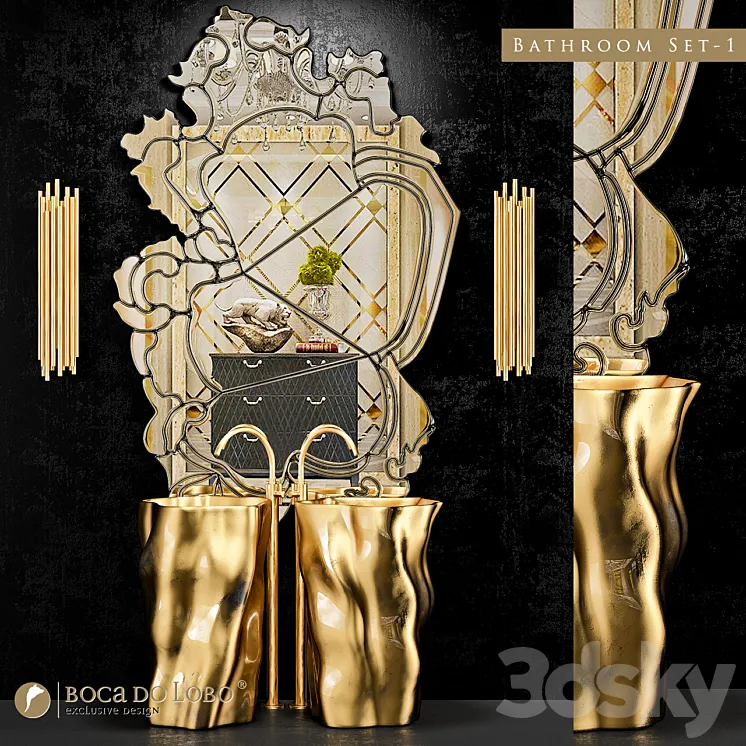 Bathroom Set-1 3D Model Free Download Bathroom Set-1 3D Model Free Download