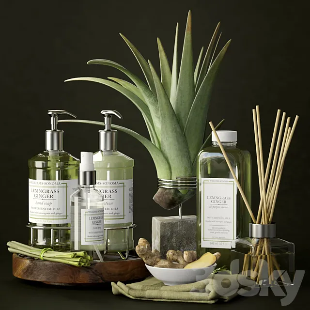 Bathroom set 1 3DModel