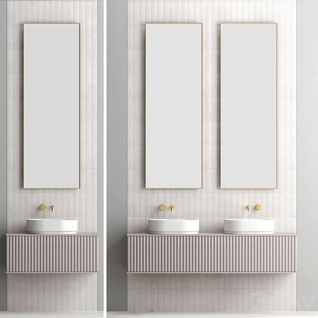 Bathroom set 11 3D Model