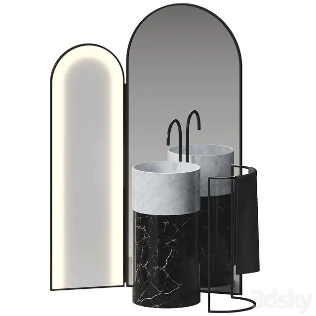 Bathroom set 14 3D Model
