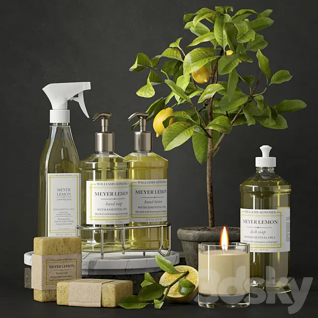 Bathroom set 2 3DModel