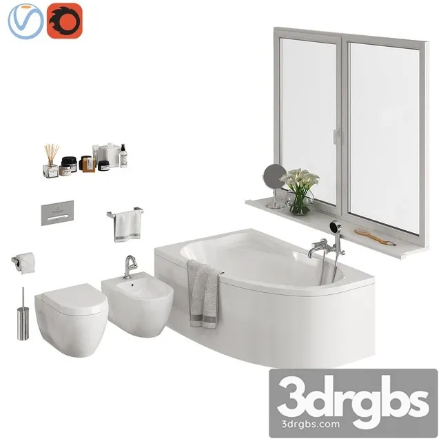 Bathroom Set 2 Part 2 3D Model Download