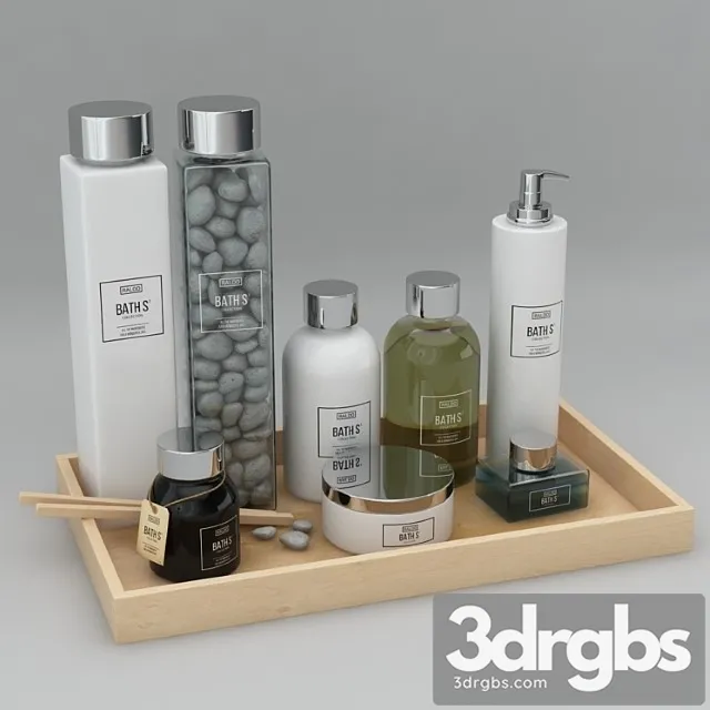 Bathroom Set 31 3D Model Download