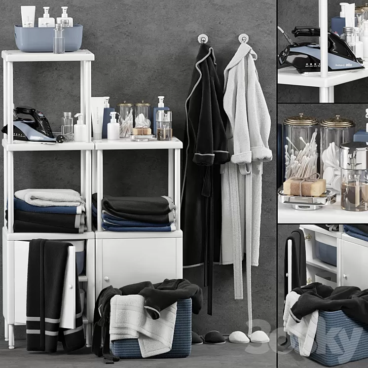 Bathroom set 3D Model