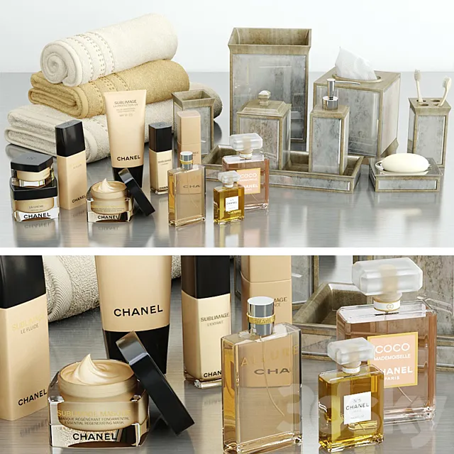 Bathroom set 3DModel Bathroom set 3DModel