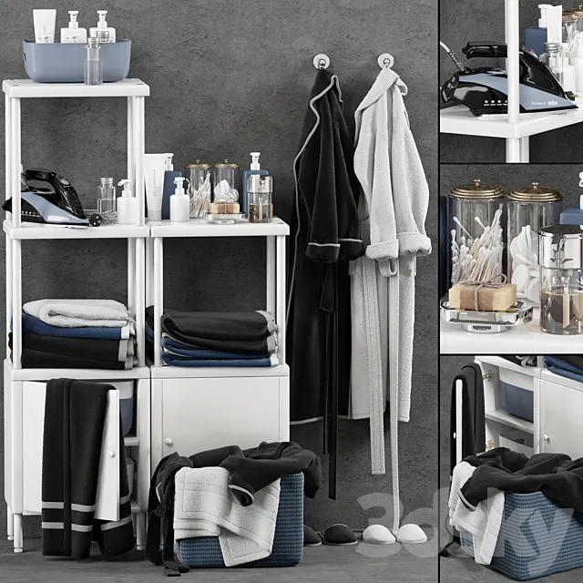 Bathroom set 3DModel