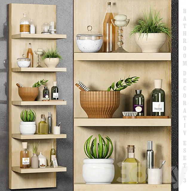 BATHROOM SET-4 3D Model BATHROOM SET-4 3D Model