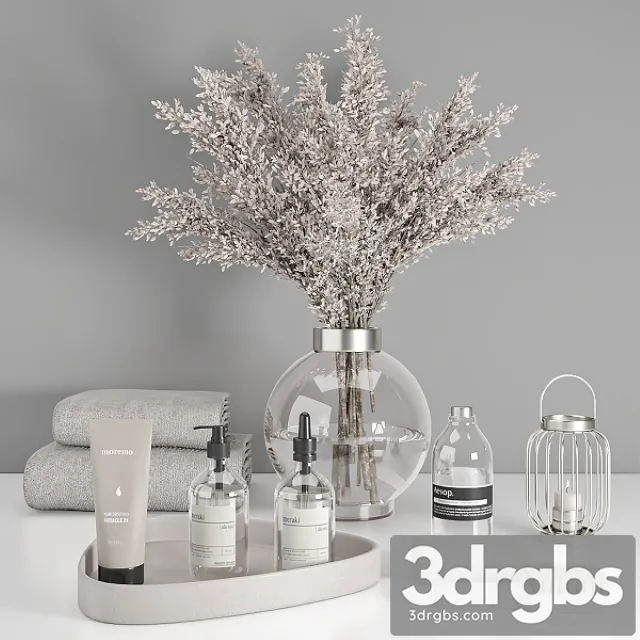 Bathroom Set 45 3D Model Download