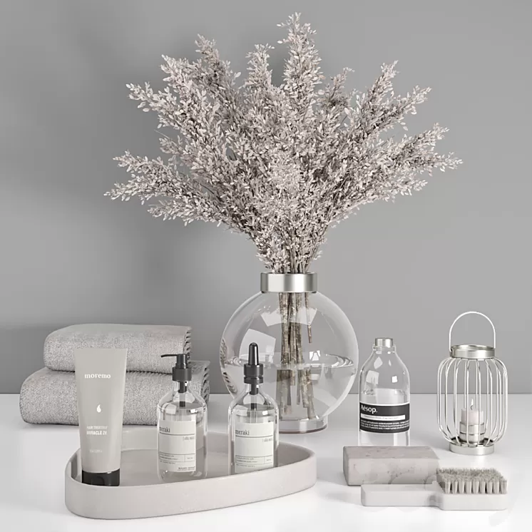 bathroom set 45 3D Model Free Download