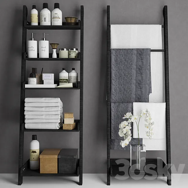 Bathroom set 5 3DModel Bathroom set 5 3DModel