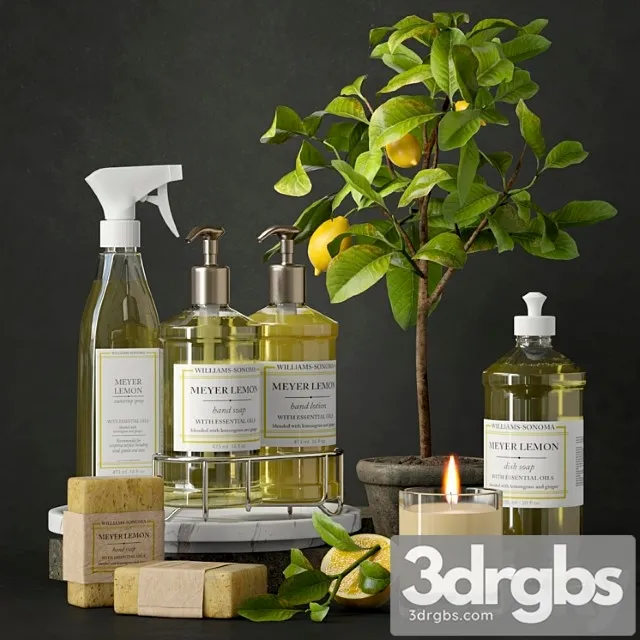 Bathroom Set 6 3D Model Download