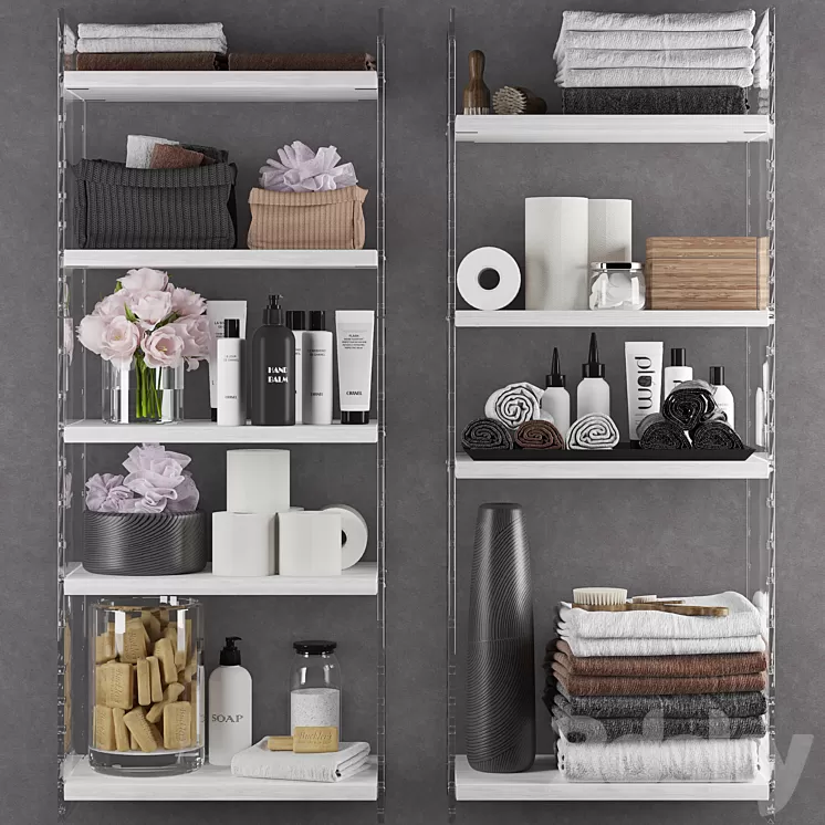 Bathroom set 9 3D Model