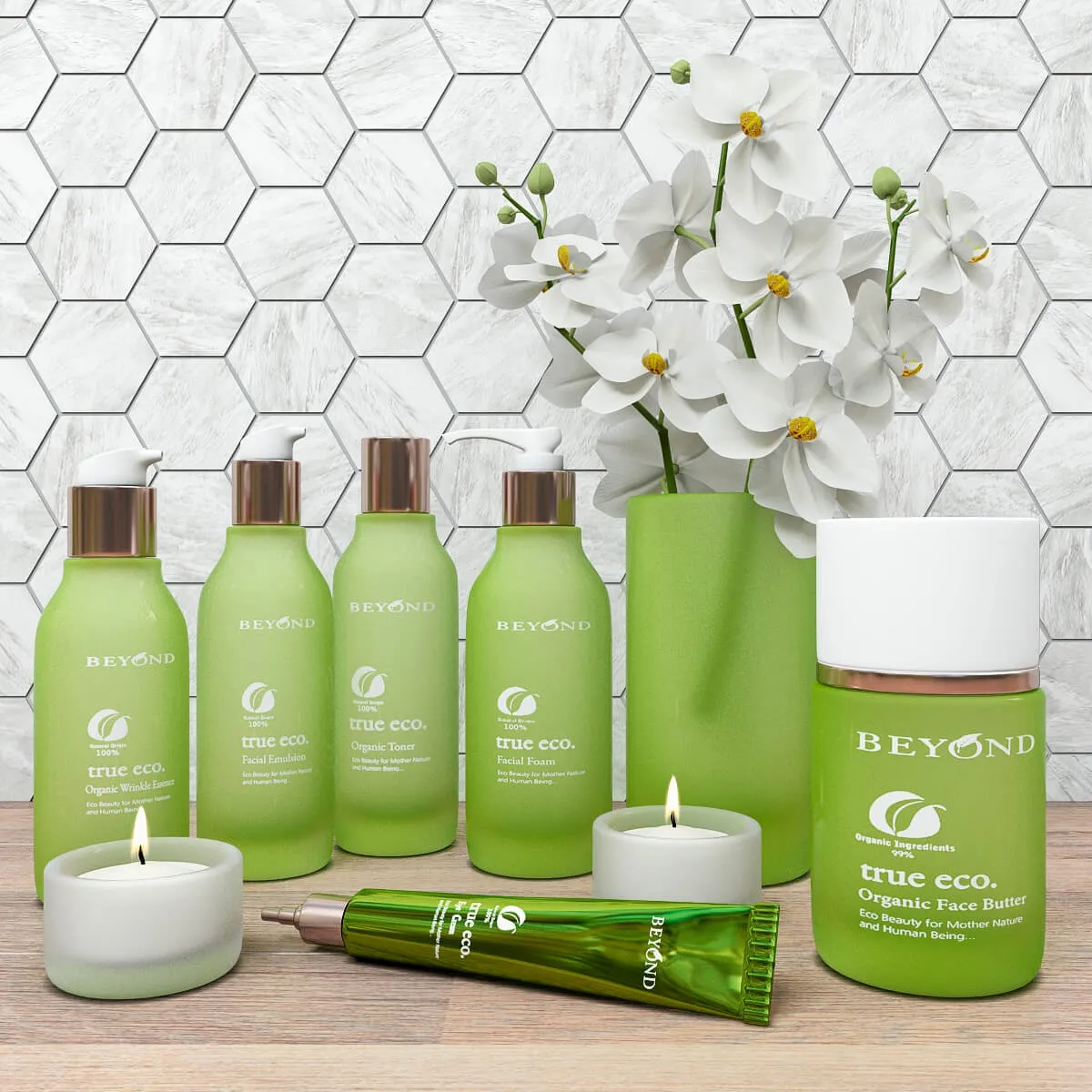 bathroom – Set Beyond natural cosmetics 3D Model