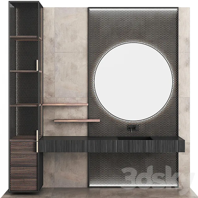 Bathroom Set BS04 3D Model Bathroom Set BS04 3D Model