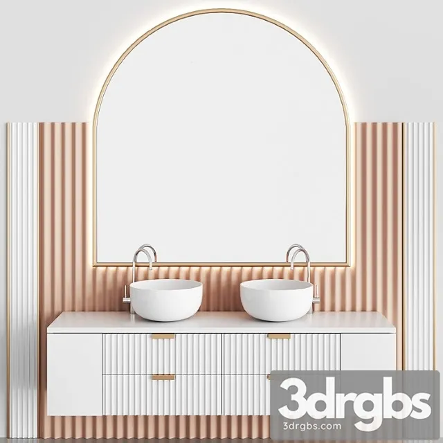 Bathroom Set Bs05 3D Model Download