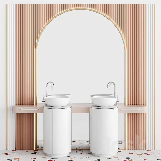 Bathroom Set BS09 3D Model