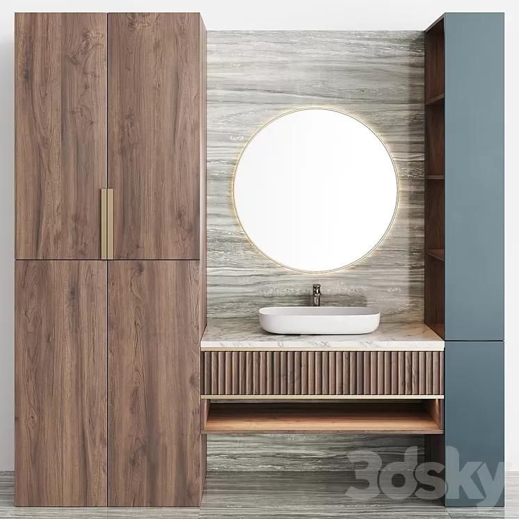 Bathroom Set BS10 3D Model Bathroom Set BS10 3D Model