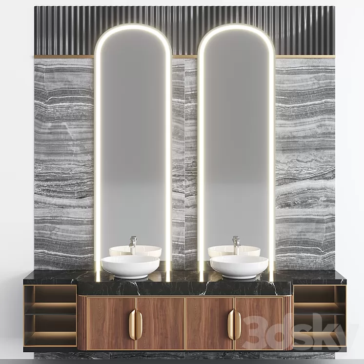Bathroom Set BS23 3D Model Bathroom Set BS23 3D Model