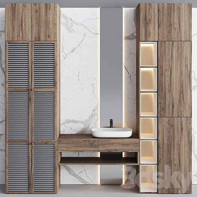 Bathroom Set BS26 3D Model Bathroom Set BS26 3D Model