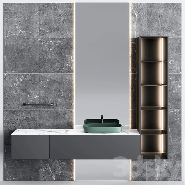 Bathroom Set BS27 3D Model Bathroom Set BS27 3D Model