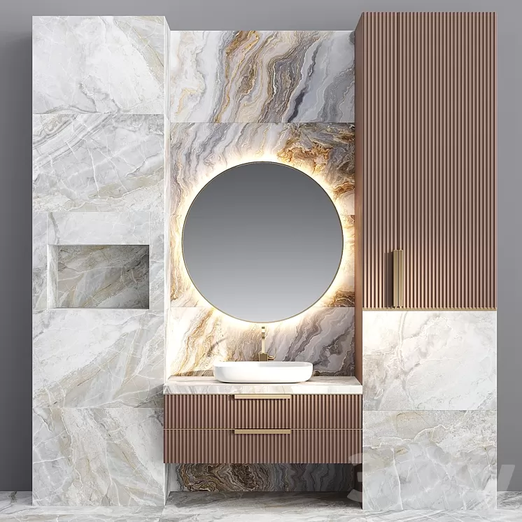 Bathroom Set BS31 3D Model Bathroom Set BS31 3D Model