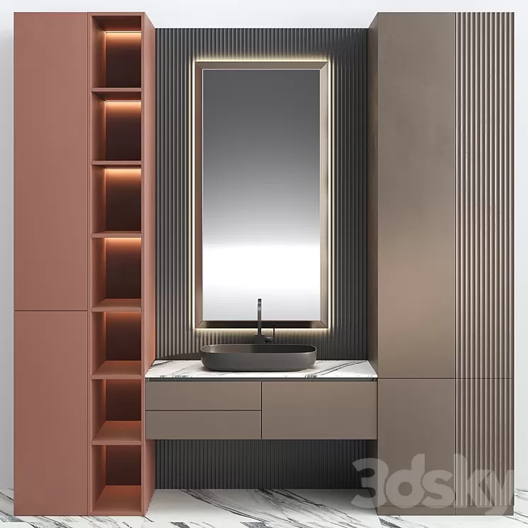 Bathroom Set BS33 3D Model Bathroom Set BS33 3D Model